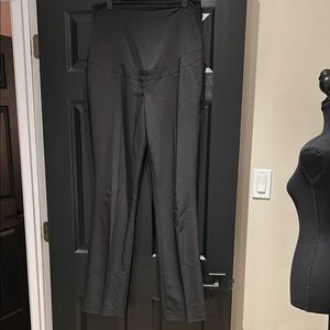 Maternity Boot-Cut Flare Pants - Black
